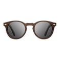 thumbnail image 2 of Shwood Florence Polarized Wood Keyhole Sunglasses Walnut/Oak Frame Grey Polarized Lenses, 2 of 2