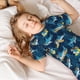 thumbnail image 5 of Fotbe Cartoon Surfer Sharks Pijama Estampada de 2 Piezas para Niños – Ropa de Dormir de Manga Corta Cómoda para Niños y Niñas, Camiseta y Shorts de Algodón-X-Large, 5 of 6