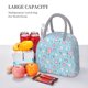 thumbnail image 5 of Fotbe Funny Cute Teeth Bolsa de Almuerzo con Estampado, Lonchera Aislada, Contenedor de Comida Reutilizable Tipo Cooler a Prueba de Fugas, 5 of 6