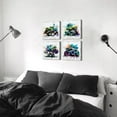 thumbnail image 6 of HFDF Watercolor Monster Truck Wall Art Car Room Decor for Boys Vintage Vehicle Posters Kids Playroom Wall Toddler Nursery Paintings Canvas Prints Living Room Garage Decorations 4P 10x8inch Unframed, 6 of 6