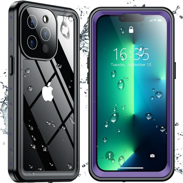 Funda de teléfono SPIDERCASE impermeable con lente para iPhone 13 Pro