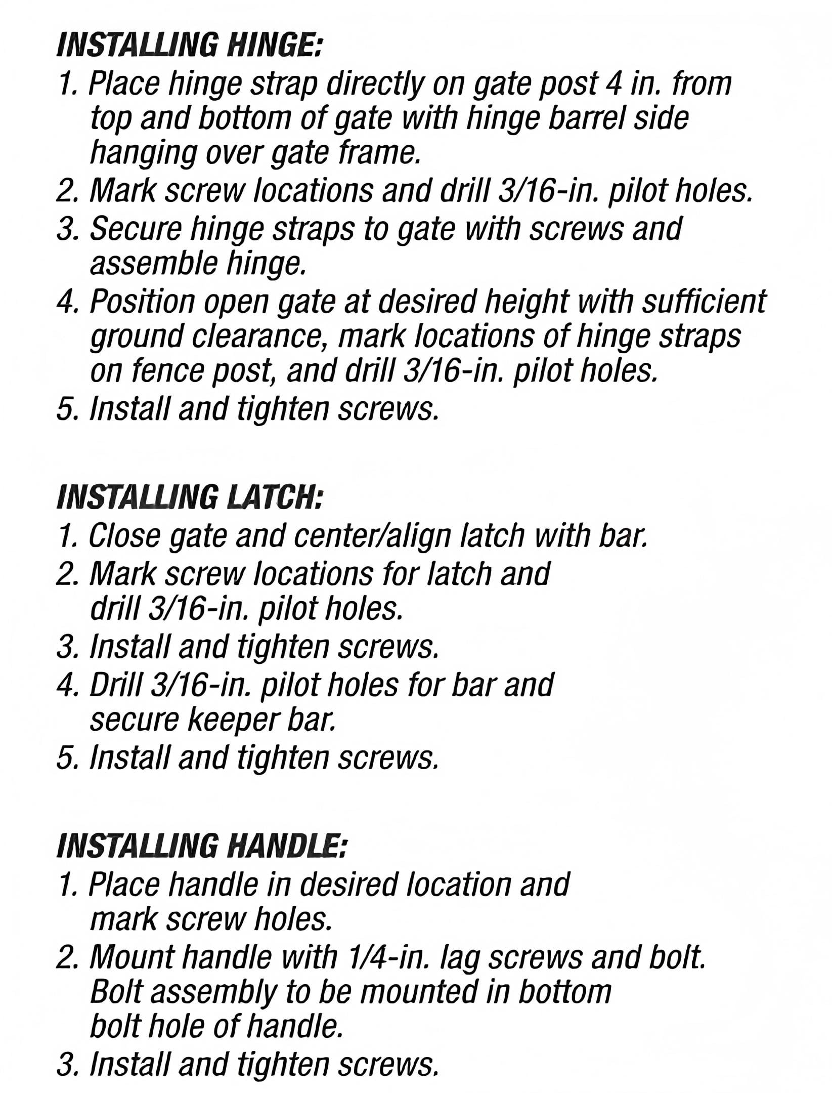 Hyper Tough 8 inch Black Deluxe Steel Latch Gate Kit,Mounting Hardware Included