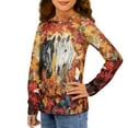 thumbnail image 4 of DISNIMO Thanksgiving Horse T Shirts for Boys Shirts Long Sleeve Size 15-16 Boys Clothes Fall Crew Neck Shirts for Girls Long Sleeve Tops Loose Fit Tees for Girls Outfits Casual T-Shirts Kids Boys, 4 of 7