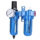 thumbnail image 3 of Regulador de filtro y lubricador Bling Bling Compresor de aire 2 etapas Aleación de zinc 1/2 pulg NPT, 3 of 12