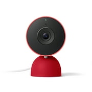 Google Nest Cam Indoor (Wired, 3rd Gen) - Indoor Security Camera with 2K Video - Works with Google Home - With Gemini - Berry