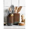 thumbnail image 4 of LE TAUCI 7.3"+5.4" Ceramic Crocks for Kitchen, Cooking Organizer & Plant Pots,Set of 2 Utensil Holder, 4 of 6