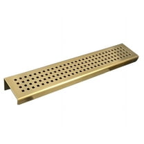 SereneDrains Stainless Steel Gold Brass Shower Shelf for Inside Shower Drill in Wall Mount Small Bathroom Shelf Decor Organizer Rack Caddy Floating