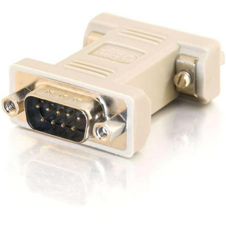 C2G 08075 C2G DB9 Male to DB9 Female Null Modem Adapter - 1 Pack - 1 x DB-9 Male Serial - 1 x DB-9 Female Serial - Beige