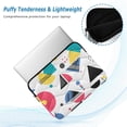 thumbnail image 2 of FORMRS 13-13.3 inch Laptop Sleeve Case Soft Carrying Quilted Computer Bag Cover, Black Retro Pattern, 2 of 7