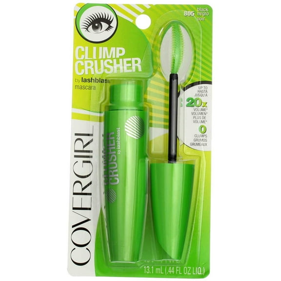 CoverGirl LashBlast Clump Crusher Mascara, Black [805] 0.44 oz (Pack of 2)
