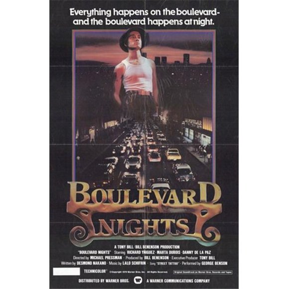 Pop Culture Graphics MOV196596 Boulevard Nights Movie Poster, 11 x 17