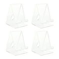 thumbnail image 1 of WORGEOUS 4pcs stand de teléfono celular acrílico escritorio minorista de escritorio transparente soporte de muelle por soporte de teléfono, 1 of 8