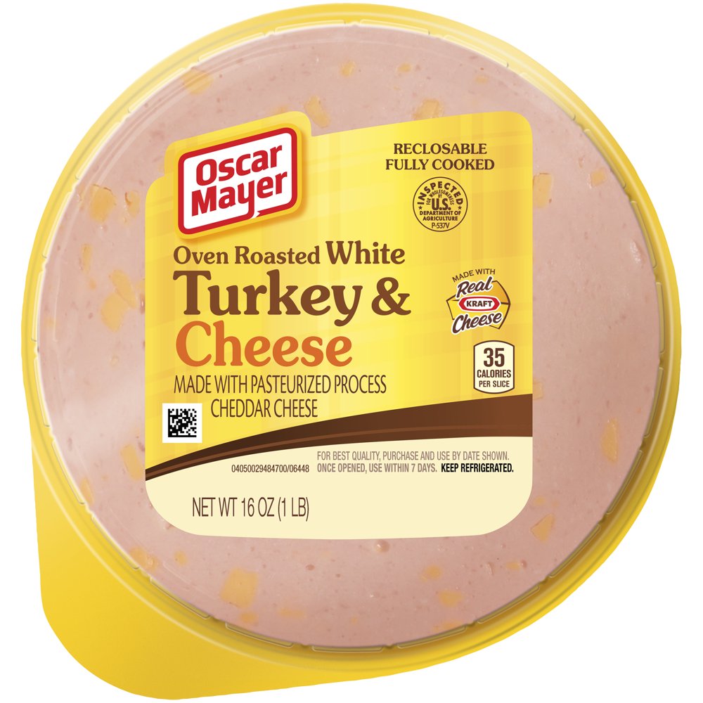 Oscar Mayer Oven Roasted White Turkey and Cheese, 16 oz Recloseable