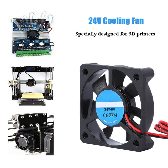 Ventilador De Refrigeración Para PC, Ventilador De Refrigeración Para Impresora 3D Con Cable De 2 Pines, Ventilador De Computadora, Ventiladores De Caja De PC, 24 V, 4000-6500