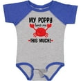 thumbnail image 3 of Inktastic My Poppy Loves Me Grandchild Boys or Girls Baby Bodysuit, 3 of 5