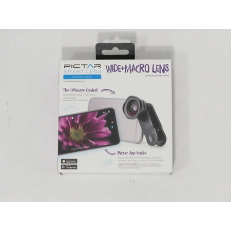 UPC: 0812112021473 | Pictar Smart Lens – Capture More – Perfect for Portraits Or Street Photography – Clip On – Wide Angle 16mm / Macro Lens