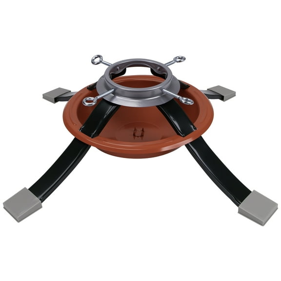 Northlight Live Christmas Tree Metal Stand - 27" - Red and Green