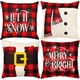 thumbnail image 1 of Juego de 4 fundas de almohada navideñas YUANXCMXG 18 x 18 pulgadas Decoraciones de gnomos, 1 of 4