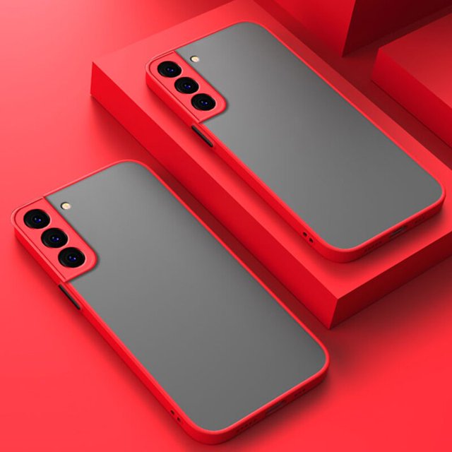 Funda mate a prueba de golpes para Samsung Galaxy, protector de parachoques Ultra Armor para modelos A33, A53, A13, 5G, A52, A72, A32, 4G, A51, A71, S10E, S20, S21 FE, S22 Plus Fivean unisex