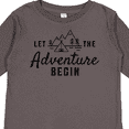 thumbnail image 4 of Inktastic Let The Adventure Begin with Camping Tent and Mountains Boys or Girls Long Sleeve Toddler T-Shirt, 4 of 5