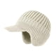 thumbnail image 4 of Gorro de invierno para hombre, con protección para las orejas, cálido gorro de punto para deportes y ciclismo. Beige, 4 of 7
