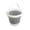 Gray, variant on Foldable Silicone Painting Water Bucket, Portable Multifunctional Brush Washing Cup, Collapsible Mop Bucket and Ice Bucket,Multi-Purpose Camping, Travel, Fishing Essential Outdoor Utility Pail(Gray)