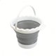 thumbnail image 2 of Silicone Foldable Art Water Bucket Multifunctional Brush Washer Portable Collapsibles Washing Cup for Acrylic Watercolor Oil Painting Artists Studios, 2 of 6