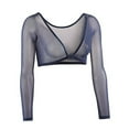 thumbnail image 1 of 2025 Plus Size Tops Women Both Side Wear Plus Size Blouses Sheer Plus Size Seamless Ladies Tops Plus Size Arm Shaper Crop Top Swing Tops for Women Plus, 1 of 7