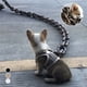 thumbnail image 4 of Correa de cadena falsa para perro grande, correa divertida de 198 cm, juguete para perro, material plástico, imita cadenas de hierro, solo para perros pequeños, gatos y cachorros. Incluye collar para, 4 of 6