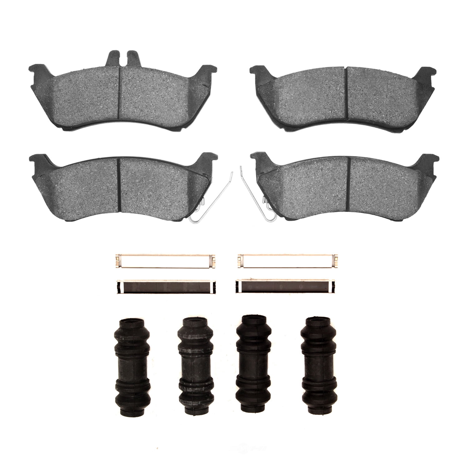 Dynamic Friction Company 1600-0875-01 DFC EURO 5000 Ceramic Brake Pads and Hardware Kit