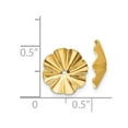 thumbnail image 3 of 14K Yellow Gold Earring Stamping Women'S 7 mm Polished Fancy Jackets, 3 of 3