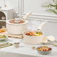 thumbnail image 3 of SPECSTAR Nonstick Cookware Set, 17 Pcs Granite Pots and Pans Set with Removable Handles, POFA Free, 3 of 7