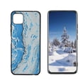 thumbnail image 1 of Compatible with Samsung Galaxy A22 5G Phone Case, Blue-Marble-57 Case Silicone Protective for Teen Girl Boy Case for Samsung Galaxy A22 5G, 1 of 1