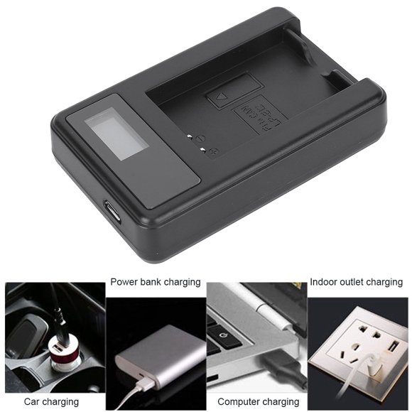 Camera Battery Battery Portable Battery Single Battery Camera Battery Desktop SEIVI E12 Camera Battery LCD Charging Display USB Intelligent Desktop For 100D M M2