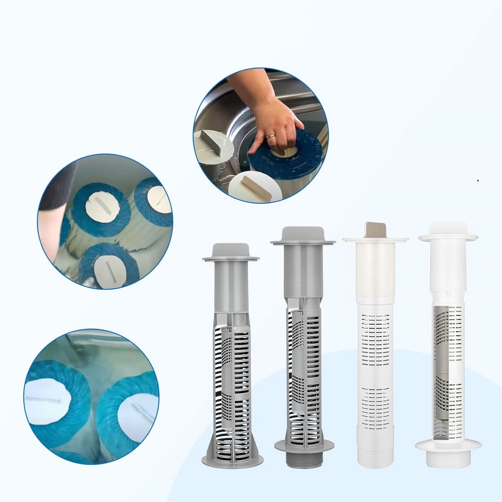 Universally Hot Tubs Filter Standpipe Cap Replacement Plastic Texture Suitable for White Filter Pipes Spa Maintenance