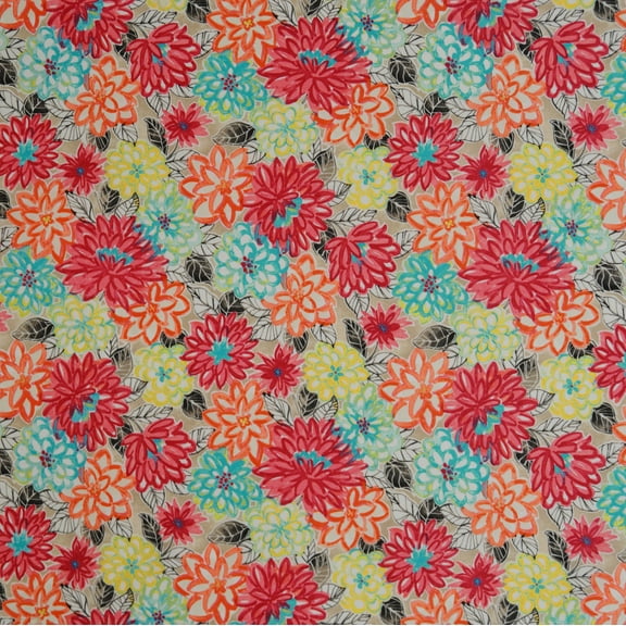 RSH Décor Indoor Outdoor Foam High Back Chair Cushion, Artistic Floral