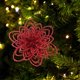 thumbnail image 3 of Flores navideñas huecas de polvo dorado Corona navideña de ratán Decoración DIY Flores navideñas Accesorios para árboles de Navidad, 3 of 7