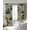 Teal Green, variant on Construction Truck Blackout Curtains for Bedroom/Living Room, Thermal Insulated Kitchen Curtains, Cartoon Grips and Bulldozers Turmeric Grommet Darkening Window Treatment Drapes 27.5"x39"x2