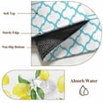 thumbnail image 6 of 2x3 Ft Entryway Area Rug, Yellow Lemon Kitchen Rug Runner Washable Floor Mat, Farmhouse Summer Botanical Watercolor Non Slip Indoor Door Mat Throw Carpet for Bathroom Living Room Bedroom, 6 of 8
