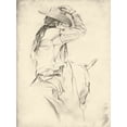 thumbnail image 2 of Parker, Jennifer Paxton 12x14 Gold Ornate Wood Framed with Double Matting Museum Art Print Titled - Custom Cowgirl on Horseback II, 2 of 4