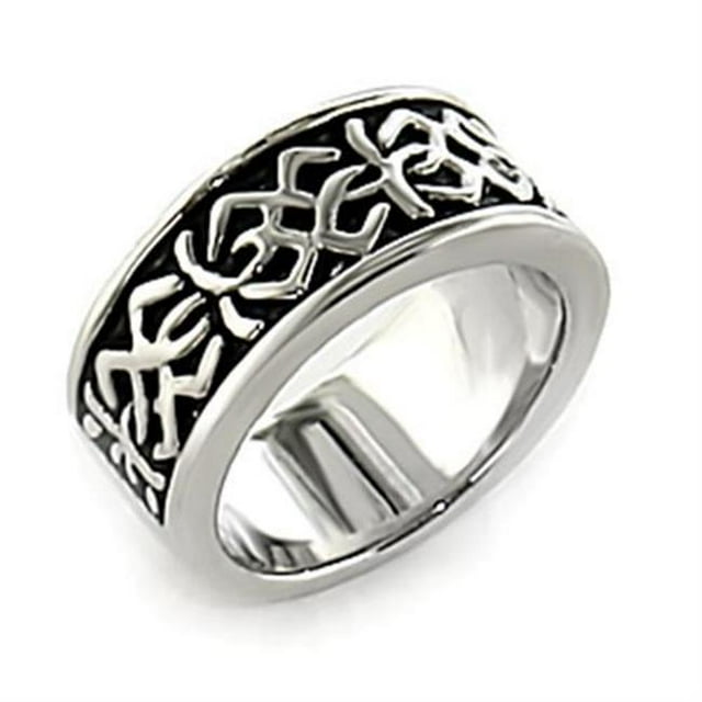 Alamode LO437-9 Women Rhodium White Metal Ring with No Stone in No Stone - Size 9