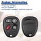 thumbnail image 5 of Mando a distancia de entrada sin llave de 315 MHZ apto para Cadillac CTS 2003-2007 L2C0005T 12223132 negro, 5 of 7