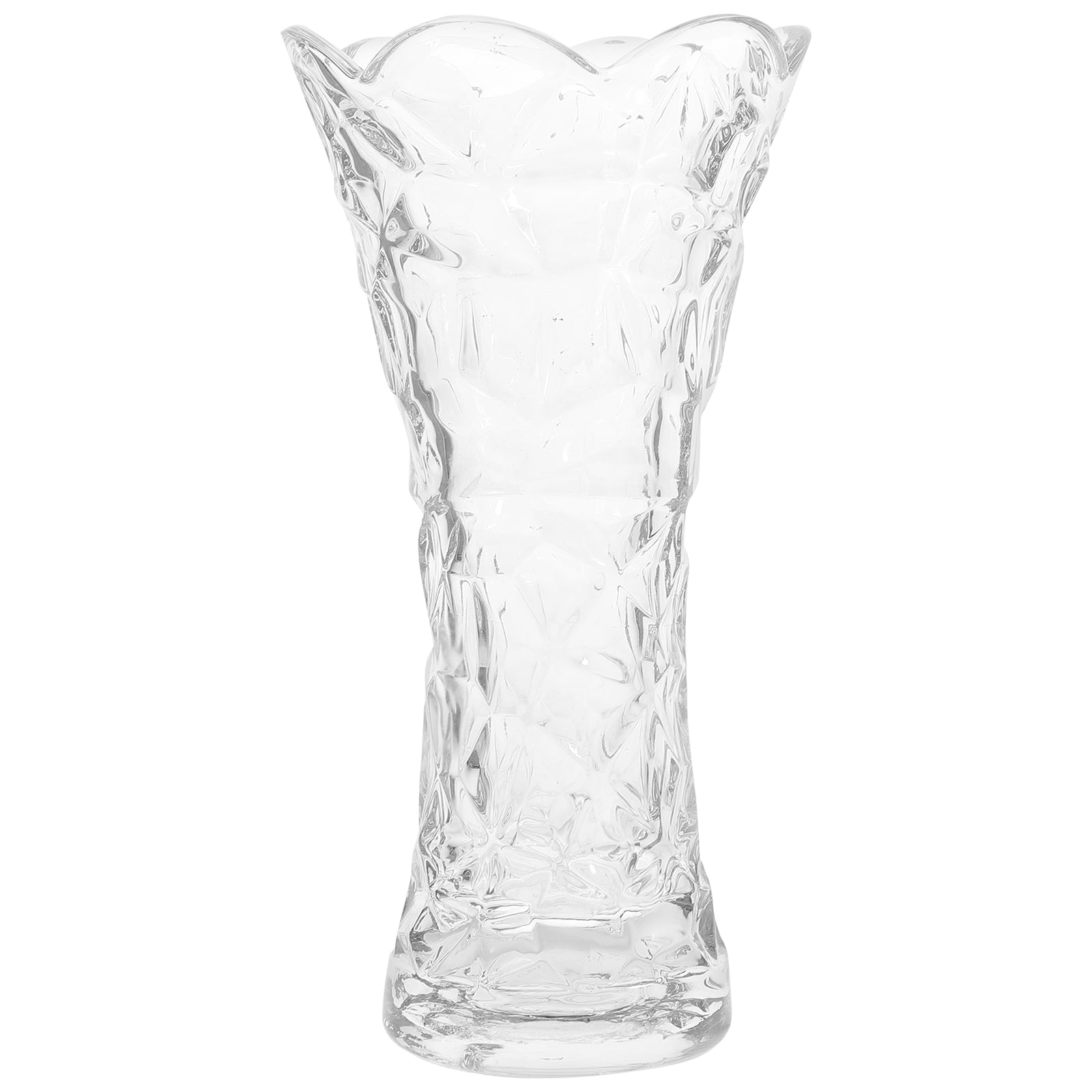 Rosarivae Decorative Crystal Glass Vase Flower Arrangement Container