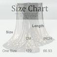 thumbnail image 4 of Youpwaven Women's Elegant Peacock Print Shawl with Gold Stamping, Lightweight Sheer Wrap for Evening Dresses, Sparkling Foil Peacock Feather Scarf, Versatile Soft Tulle Cape for Weddings and Parties, 4 of 4