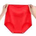 thumbnail image 4 of Slimming High Waisted Compression Panties - Tummy Control Underwear for Women Red 2XL, 4 of 6