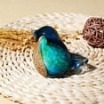 thumbnail image 3 of Bluebird of Happiness Glass Figurine, Hand Blown Bird Ornament, Window Hanging & Shelf Decor, Colorful Art Glass Collectible for Living Room, Bedroom, Windowsill, Indoor Garden Decor, 3 of 6