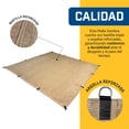 thumbnail image 3 of Malla Sombra 1x3 Metros - Rectangular Beige - Lonas para Exteriores - Lona para Sombra - Argolla y Bastilla Ultra-Resistente - Protección UV - Fácil Instalación - Malla 1x3 Beige, 3 of 7