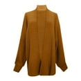 thumbnail image 4 of Annhoo Cardigan Sweaters for Women Fall Casual Long Sleeve Open Front Knitwear Solid Color Comfy Knit Outwear, 4 of 5
