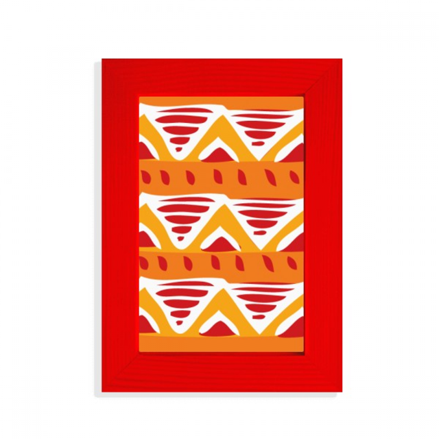 Triangle Collines Totems Mexique Ancienne Civilisation Image Afficher Art Cadre Photo Rouge