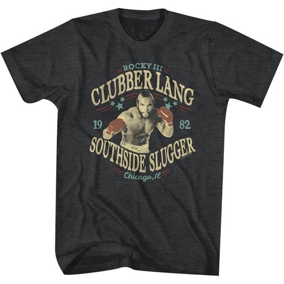 American Classics Rocky Southside Slugger T-Shirt - Small - Black Heather